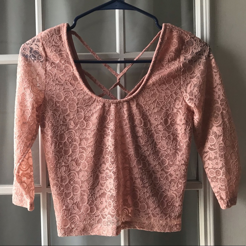 F21 pink top